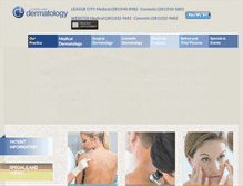 Tablet Screenshot of clearlakederm.com